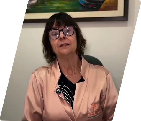 Profissional da saúde falando sobre a experiência com a tecnologia Miotec