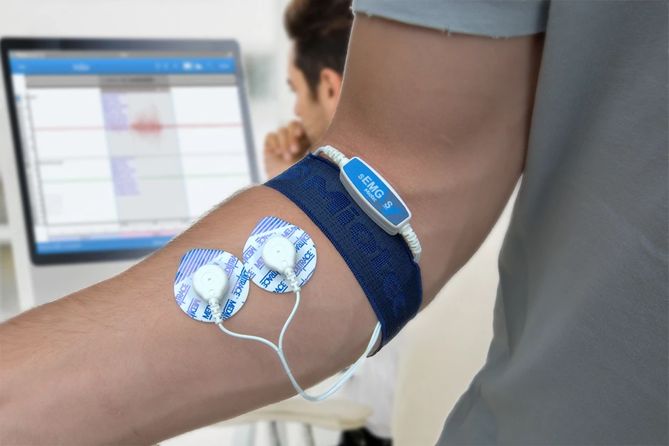 Biofeedback Eletromiográfico: sensores de eletromiografia que captam a atividade elétrica