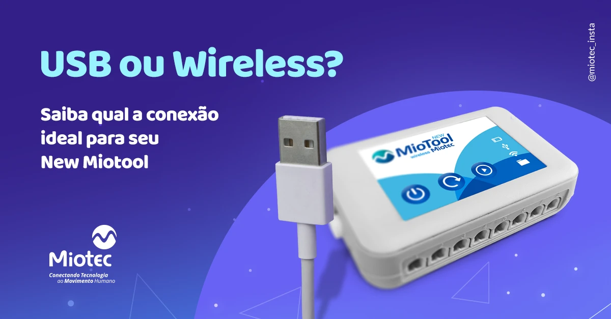 USB ou Wireless? Saiba qual a conexão ideal para seu New Miotool