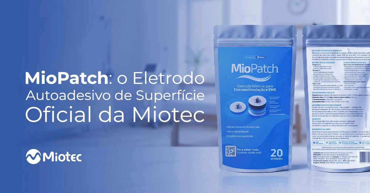 MioPatch: o Eletrodo Autoadesivo de Superfície Oficial da Miotec